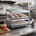 Thumbnail image #2 for Hatco Glo-Ray® 52-Inch Countertop Pass-Through Merchandising Warmer with 2 Slanted Shelves