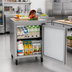 Thumbnail image #2 for KoolMore 27-Inch Stainless Steel 1-Section Worktop Refrigerator, 6.3 Cu. Ft., 1 Door