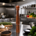Thumbnail image #2 for 18-Inch Mahogany Wood Pepper Mill with Tempered Steel Grinding Mechanism