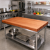 Thumbnail image #2 for John Boos Boos Block American Cherry Edge Grain Kitchen Countertop, 60 x 27 x 3 Inch, Varnique Finish