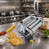 Thumbnail image #2 for Manual Countertop Pasta Machine with 7-Inch Roller and 2 Cutter Dies