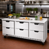 Thumbnail image #2 for Beverage-Air WTRD72AHC-6-FIP 72-Inch Three-Section Worktop Refrigerator with 6 Drawers