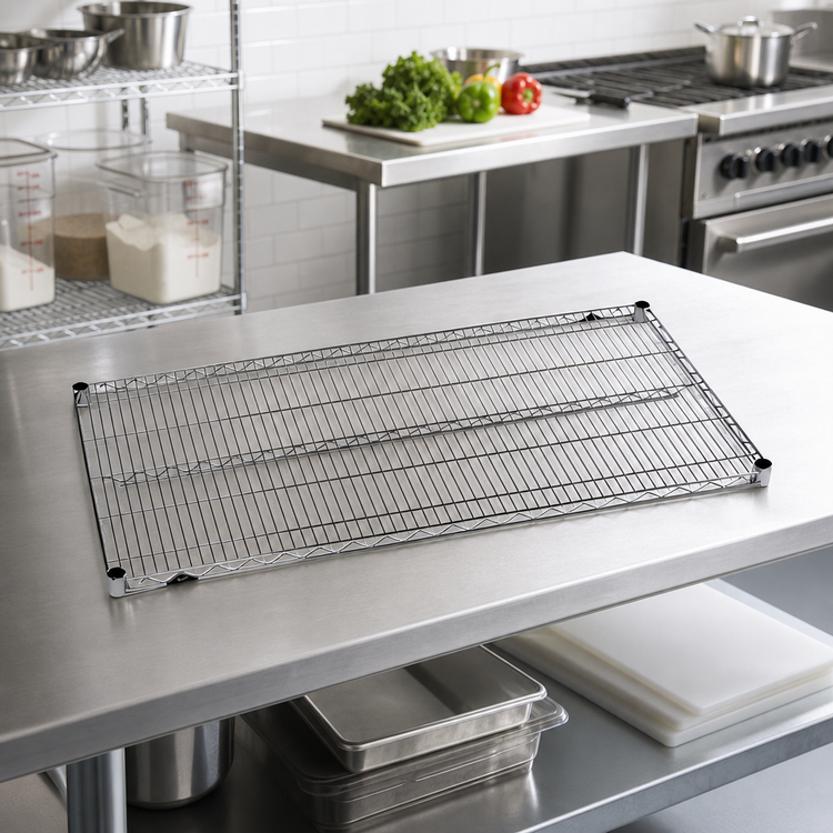 Product image #2 for Metro Super Erecta 36-Inch x 18-Inch Stainless Steel Wire Shelf