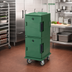Thumbnail image #3 for Cambro Ultra Camcart Front-Loading Double-Compartment Insulated Food Pan Carrier, 60 Qt Per Compartment, Kentucky Green