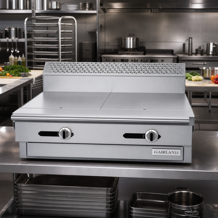 Product image #2 for Garland Cuisine Series Heavy Duty 36-Inch Gas Modular Top with Two 18-Inch Even-Heat Hot Tops