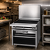 Thumbnail image #2 for Titan Heavy Duty 36-Inch Gas Chitwood Smoke Charbroiler with Cast Iron Radiants, Cabinet Base, and Smoke Drawer