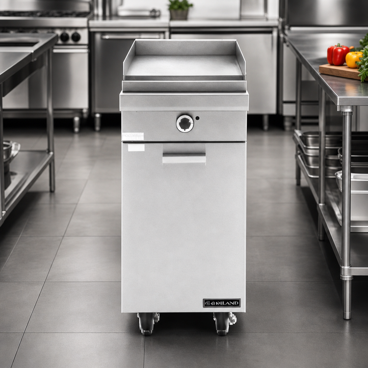 Product image #2 for Garland Master Series Heavy Duty 17-Inch Gas Add-A-Unit Griddle with Storage Base and 1-Inch Steel Plate