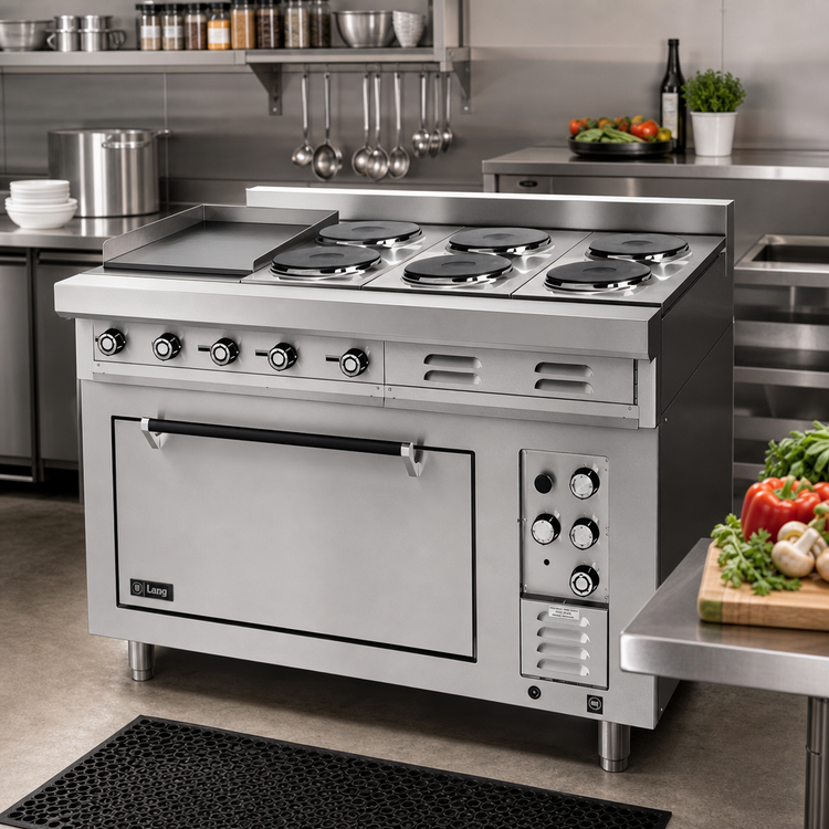 Product image #3 for Lang 36-Inch Electric Heavy Duty Range with Griddle and Standard Oven Base