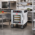 Thumbnail image #3 for Metro HotBlox Narrow 4-Pan Undercounter Insulated Holding Cabinet with Clear Door