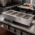 Thumbnail image #2 for Vollrath 4-Well Drop-In Electric Hot Food Well with Manifold Drain, Thermostatic Controls, Wet Operation, 208V