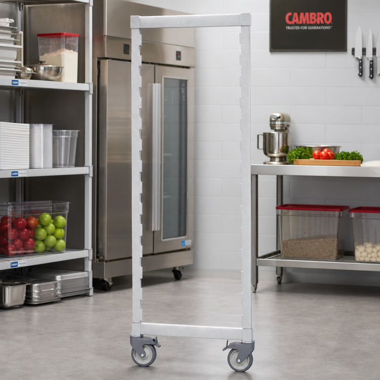 Product image #3 for Camshelving Premium Series Mobile Post Kit with Swivel Casters, 18 Inch Wide x 75-1/4 Inch High, Speckled Gray