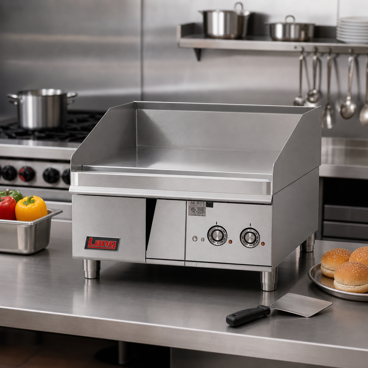 Product image #2 for Lang LG Series 36-Inch Heavy Duty Electric Countertop Griddle with Snap-Action Controls and Polished Steel Plate