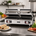 Thumbnail image #2 for Pro-Max 2.0 28-Inch Low Profile Countertop Panini Sandwich Grill with Grooved Cast Iron Plates