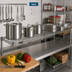 Thumbnail image #2 for Quantum 72-Inch x 14-Inch 304 Stainless Steel Wire Shelf, 600-800 lb. Capacity