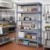 Thumbnail image #2 for Quantum Millenia 5-Shelf Polymer Open Grid Shelving Unit, 72