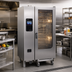 Thumbnail image #2 for Henny Penny FlexFusion Platinum Boilerless Electric Floor Model Combi-Steamer Oven with Trolley