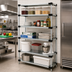 Thumbnail image #2 for Quantum Stationary Solid Shelving Starter Kit, 36 x 14 x 54 Inches, 5 Shelves