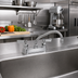 Thumbnail image #2 for Fisher 4-Inch Centers Deck Mount Manual Faucet with 8-Inch Swing Spout and Lever Handles