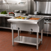 Thumbnail image #2 for Eagle Group 33-Inch Natural Gas Hot Food Table with Open Base and 2 Dry Wells