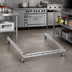 Thumbnail image #2 for Eagle Group 72 Inch W x 24 Inch D 3-Sided Double Truss Stainless Steel Cart Frame