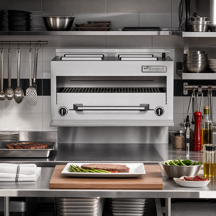 Product image #2 for Garland GF-Series Infrared Gas Salamander Broiler, 34-Inch Countertop/Wall-Mount, Flame Failure Protection