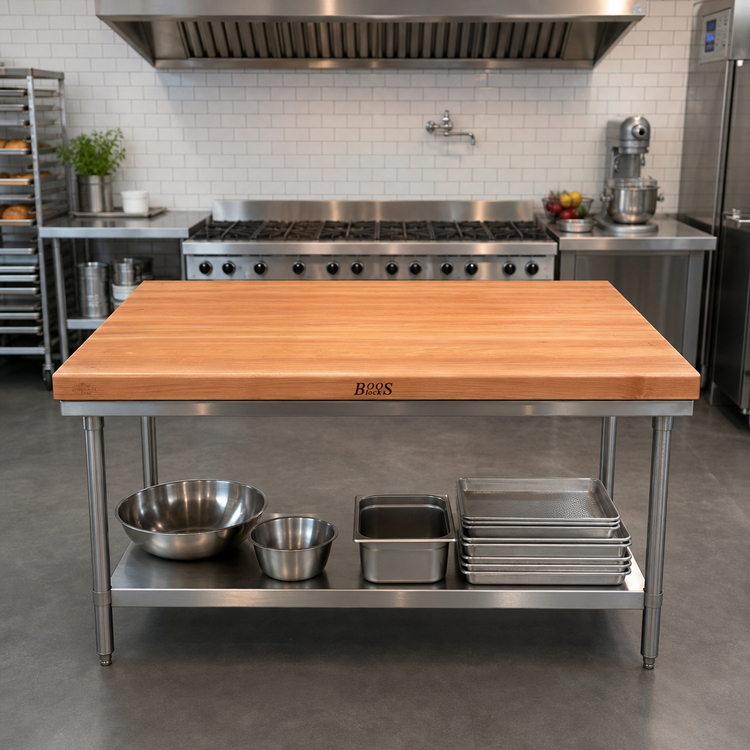 Product image #2 for Boos Block American Cherry Edge Grain Kitchen Countertop, 60 x 42 x 3 Inch, Penetrating Oil Finish