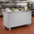 Thumbnail image #2 for Randell RAN ST-7 86-Inch Mobile Modular Utility Worktop Serving Station with Enclosed Laminate Base and 16-Gauge Stainless Steel Top
