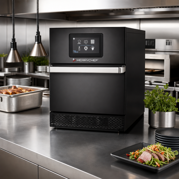 Product image #2 for Merrychef conneX 16 Carbon Black Ventless High-Speed Microwave Convection/Impingement Oven