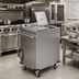 Thumbnail image #2 for Dinex Colossus Mobile Convection Wax Base Heater/Dispenser, 2-Silo, 9-Inch Base Capacity