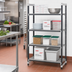 Thumbnail image #2 for Cambro Camshelving Elements XTRA 4-Tier Vented Stationary Starter Unit, 21 x 30 x 64 Inches, Speckled Gray
