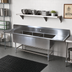 Thumbnail image #2 for John Boos Pro-Bowl 3-Compartment Sink with 24-Inch Left and Right Drainboards, 20 x 20 x 14-Inch Bowls