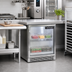 Thumbnail image #2 for Continental Refrigerator 27-Inch Front-Breathing Worktop Display Freezer with Hinged Glass Door, 7.4 Cu. Ft., R-290
