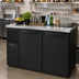 Thumbnail image #2 for True Premier Bar TBR52-RI 52-Inch Two-Section Back Bar Cooler with Left-Side Self-Contained Refrigeration