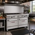 Thumbnail image #2 for Southbend Ultimate 60-Inch Gas Restaurant Range with 5 Open Burners, 24-Inch Griddle, and 2 Convection Ovens