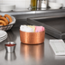 Thumbnail image #2 for American Metalcraft Copper Hammered Aluminum Oval Sugar Packet Holder / Sauce Cup, 6 oz.