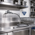 Thumbnail image #2 for T&S Brass Pot and Glass Filler with Self-Closing Spray Valve and 68-Inch Flexible Stainless Steel Hose