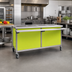 Thumbnail image #2 for Director's Choice Mobile Hot Food Table, 5-Pan, 3-Phase Electric