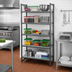 Thumbnail image #2 for Cambro Camshelving Basics Plus 5-Tier Solid Stationary Starter Polymer Shelving Unit, 24