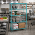 Thumbnail image #2 for EagleGard 4-Tier Wire Shelving Starter Unit, 30 x 21 x 74 Inches, Blue-Green Hybrid Epoxy