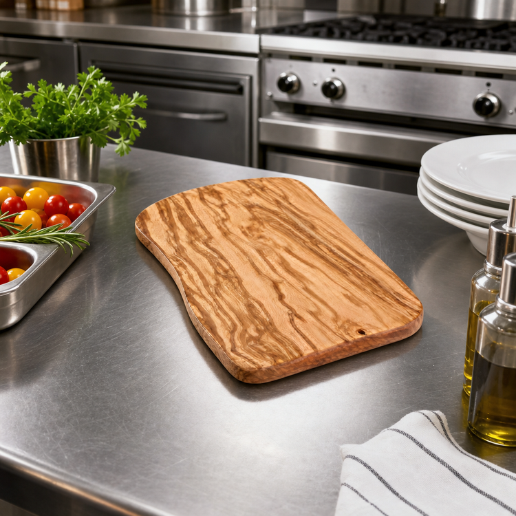 Product image #2 for American Metalcraft Olive Wood Rectangular Serving Board, 12 x 7-3/4 x 3/4 Inch