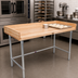 Thumbnail image #2 for John Boos 60 x 36 Inch Wood Top Bakers' Table with 1-3/4-Inch Northern Hard Rock Maple Top