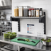 Thumbnail image #2 for Cambro Camshelving Elevation 24 Inch x 30 Inch Vented Wall-Mounted Shelf Kit, Brushed Graphite