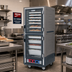 Thumbnail image #2 for Metro C5 3 Series Full Height Combination Heated Holding & Proofing Cabinet with Gray Insulation Armour, Dutch Clear Doors, Fixed Wire Slides