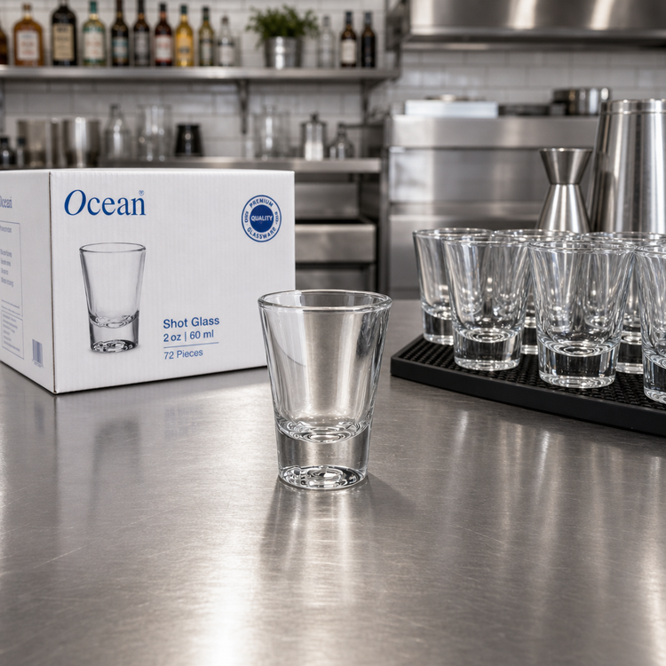 Product image #2 for Ocean 2 oz Clear Glass Shot Glass, 72/Case