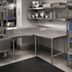 Thumbnail image #2 for John Boos Pro-Bowl Corner Clean Dishtable, L-Shaped, 60