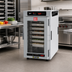 Thumbnail image #3 for Metro HotBlox Narrow 8-Pan Insulated Holding Cabinet with Clear Door and Digital Touchscreen Controls