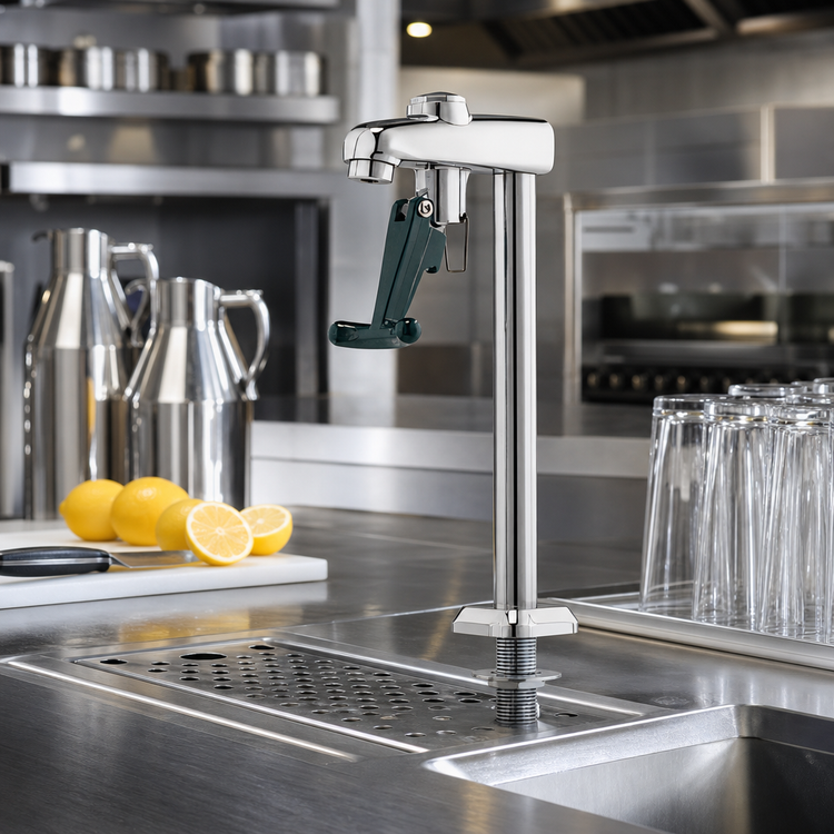 Product image #2 for Krowne Royal Series Deck Mount Push-Back Pitcher & Glass Filler