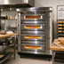 Thumbnail image #2 for Marra Forni ELST37-36/4 Four-Deck Electric Stackable Deck Oven with 37 x 36 Inch MarraStone Cooking Surface
