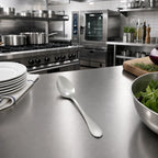 Thumbnail image #3 for Winco Venice 0037-03 7-3/8-Inch Extra Heavyweight Dinner Spoon, 18/8 Stainless Steel, Mirror Finish Case of 25