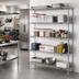 Thumbnail image #2 for Metro Super Erecta 5-Shelf Chrome Plated Wire Add-On Shelving Unit, 36 in x 21 in x 74 in